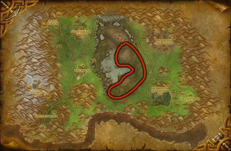 Light Leather Farming map Light Leather Farming map