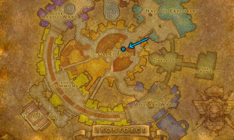 Bengus Deepforge location on map