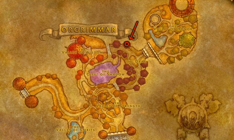 Whuut location on map